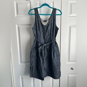 Faux-denim Dress